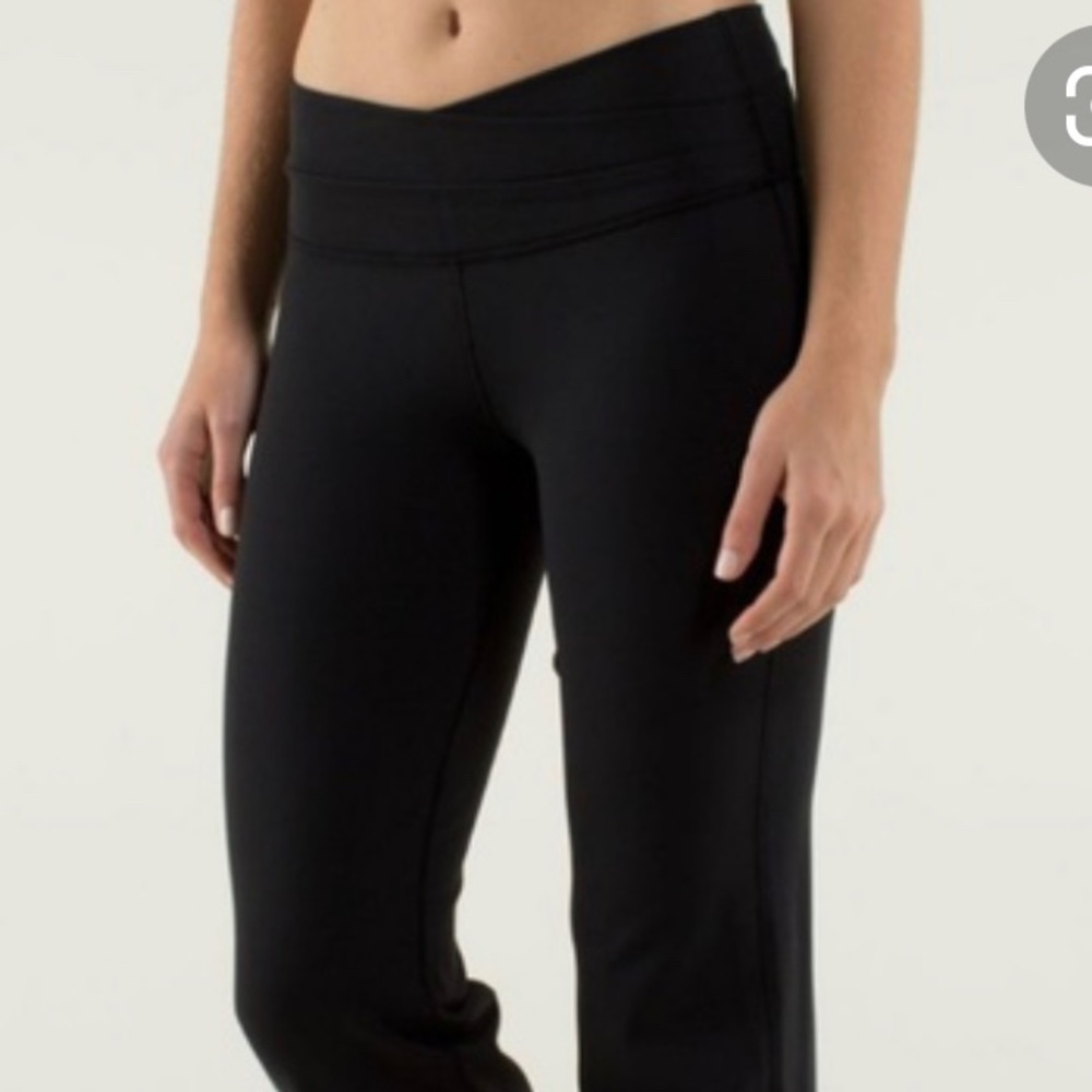 Lululemon Astro Black Yoga Pants Sz 8